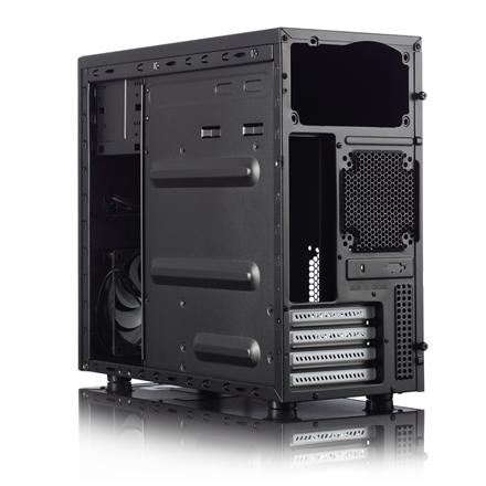 Fractal Design | CORE 1100 | Black | Micro ATX | ATX PSUs, up to 185mm if a typical-length optical drive is mounted
