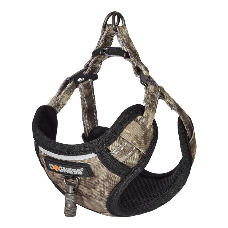 Dogness walking set leash 1,5m+harness for dog (moro) - Product Image 2