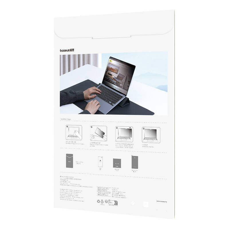 Baseus Magic Drawing magnetic protective privacy overlay for MacBook Pro 13" (2022) + cleaning kit (transparent) - Product Image 3