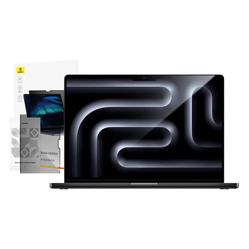 Baseus Magic Drawing magnetic protective privacy overlay for MacBook Pro 16" (2021/2023) + cleaning kit (transparent) - Product Image 5