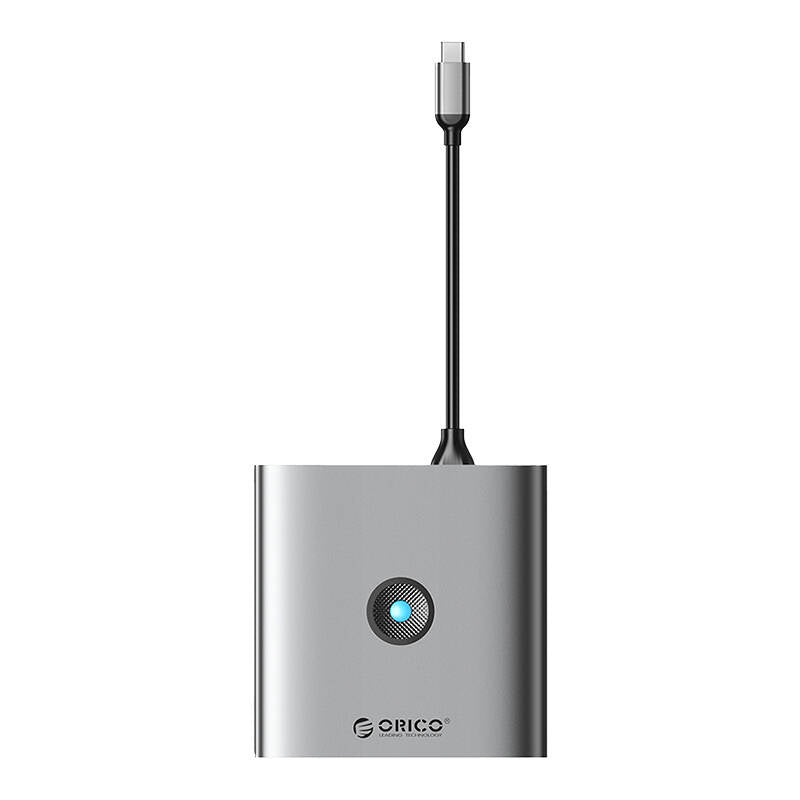 Adapter Hub 8w1 Orico, HDMI 4K + 3x USB-A 3.0, USB-C, 100W PD + SD/TF - Product Image 1
