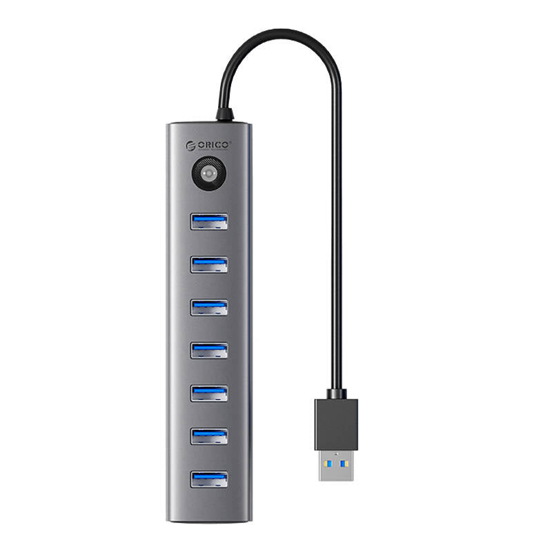 Orico CL7U USB-C to 7x USB 3.0 Hub Adapter (gray) - Product Image 1
