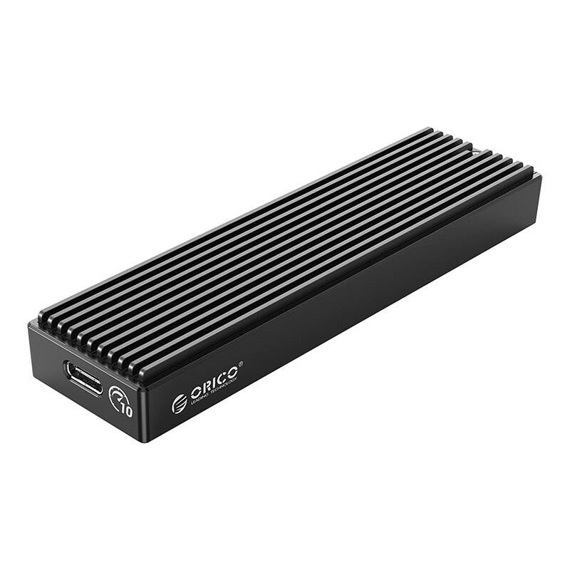 Orico NVME M.2, 10gbps, USB-A to USB-C + USB-C to USB-C drive enclosure (black) - Product Image 1