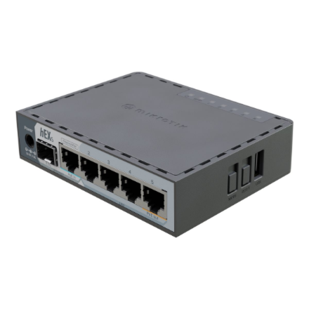 MikroTik | hEX S (2025) | 10/100/1000 Mbit/s | Ethernet LAN (RJ-45) ports 5 | Mesh Support No | MU-MiMO No | No mobile b