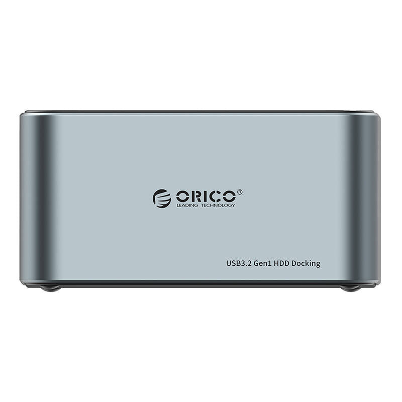 Orico docking station for 2.5" / 3.5" HDD / SSD, 5Gbps, USB-C to USB-C/A with cloning function (black) - Product Image 1