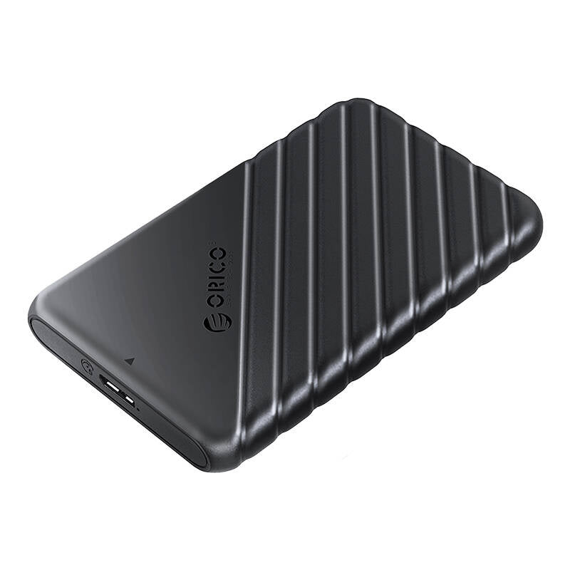 Orico 25PW1 HDD/SSD 2.5", 5Gbps, USB-A to USB Micro-B Drive Enclosure (black) - Product Image 1