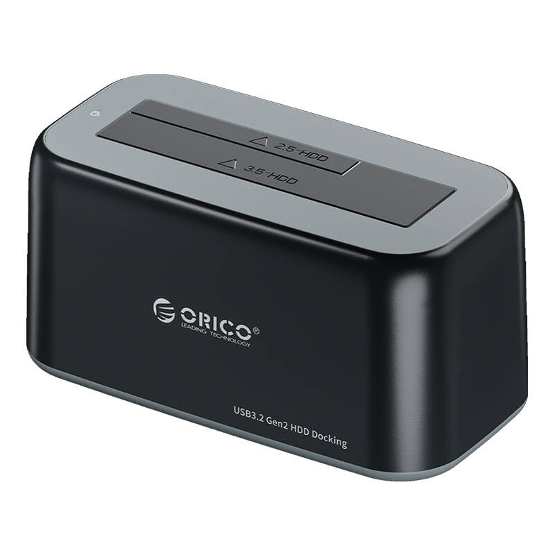 Orico docking station for 2.5 / 3.5" HDD / SSD, 5Gbps, USB-C to USB-C/A (black) - Product Image 1