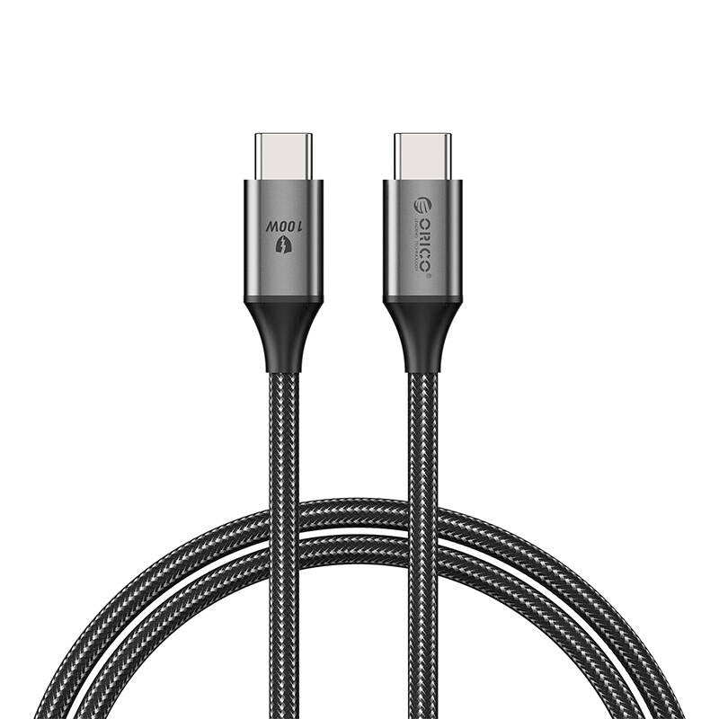 Orico 100W USB-C to USB-C charging cable (black) - Product Image 1