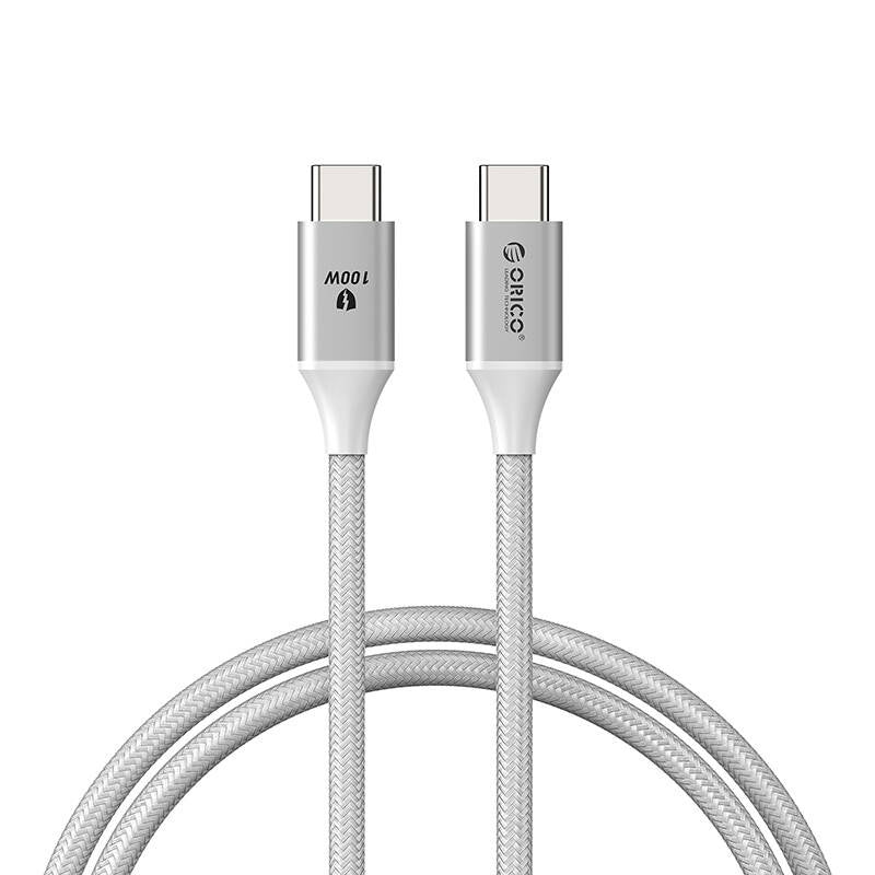 Orico 100W USB-C to USB-C charging cable (white) - Product Image 1