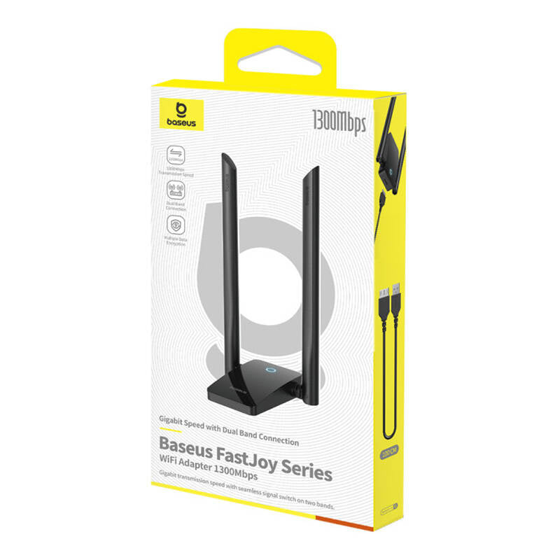 Adapter WiFi Baseus FastJoy 1300Mbps (black) - Product Image 7