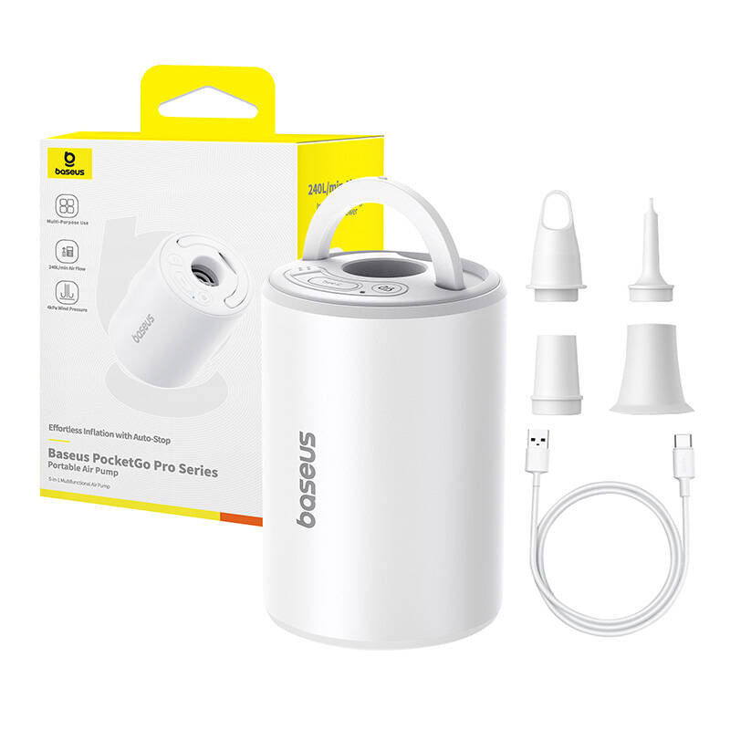 Baseus PocketGo Portable Pump (white) - Product Image 9