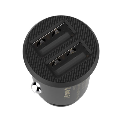 Baseus Grain Car Charger CCALL-ML01 mini charger 2x USB-A 3.1A - black