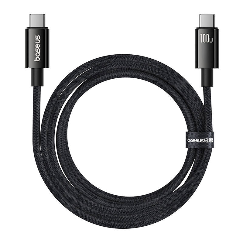 Baseus Cable USB Tungsten Gold USB-C to USB-C 100W 1,5m (black) - Product Image 4