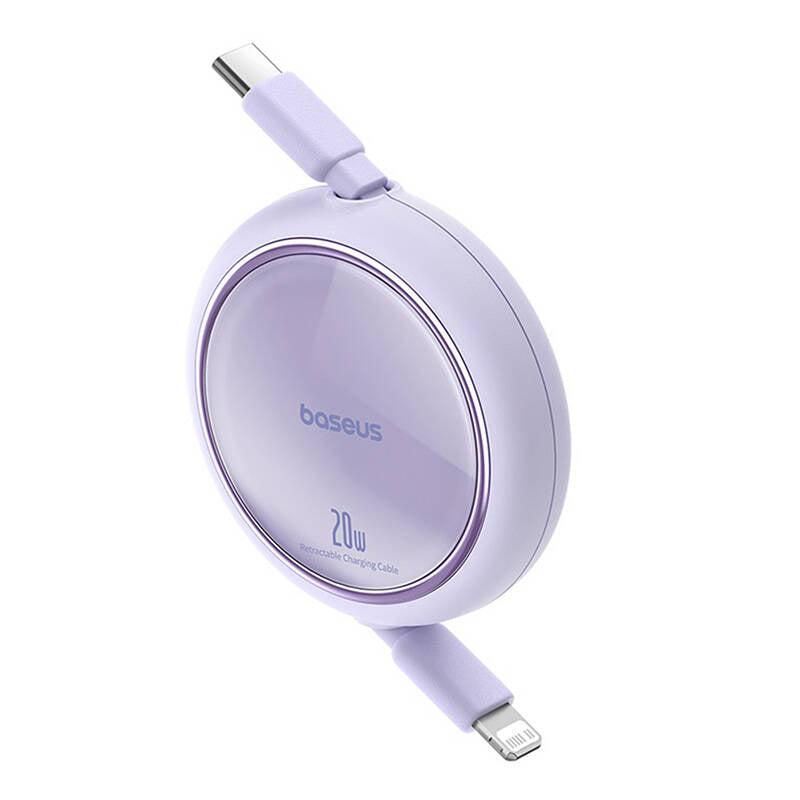 USB Cable Baseus Free2Pull USB-C to iP 20W 1m (purple) - Product Image 2