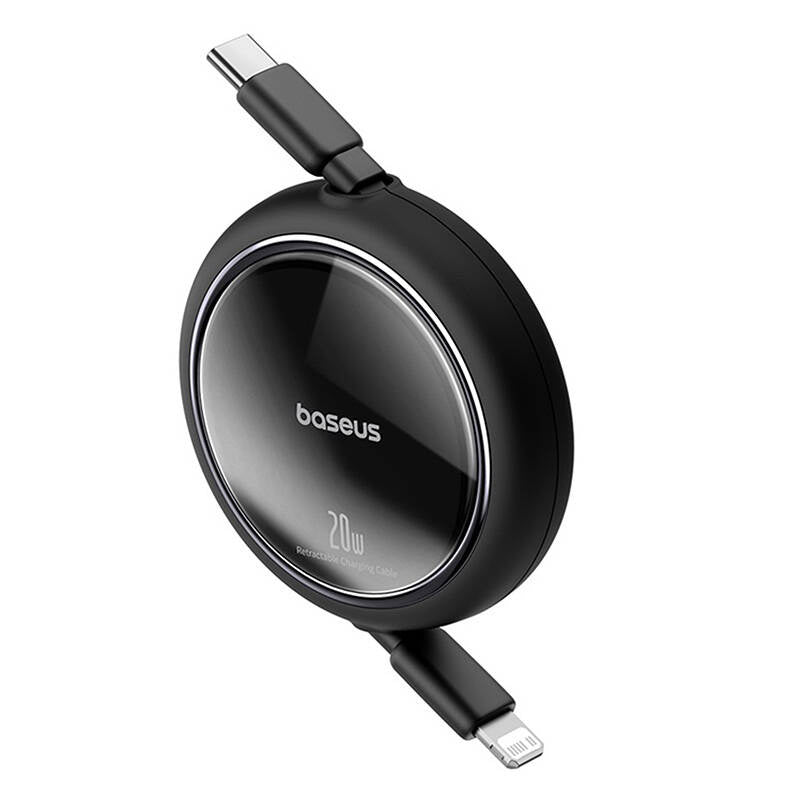 USB Cable Baseus Free2Pull USB-C to iP 20W 1m (black) - Product Image 2