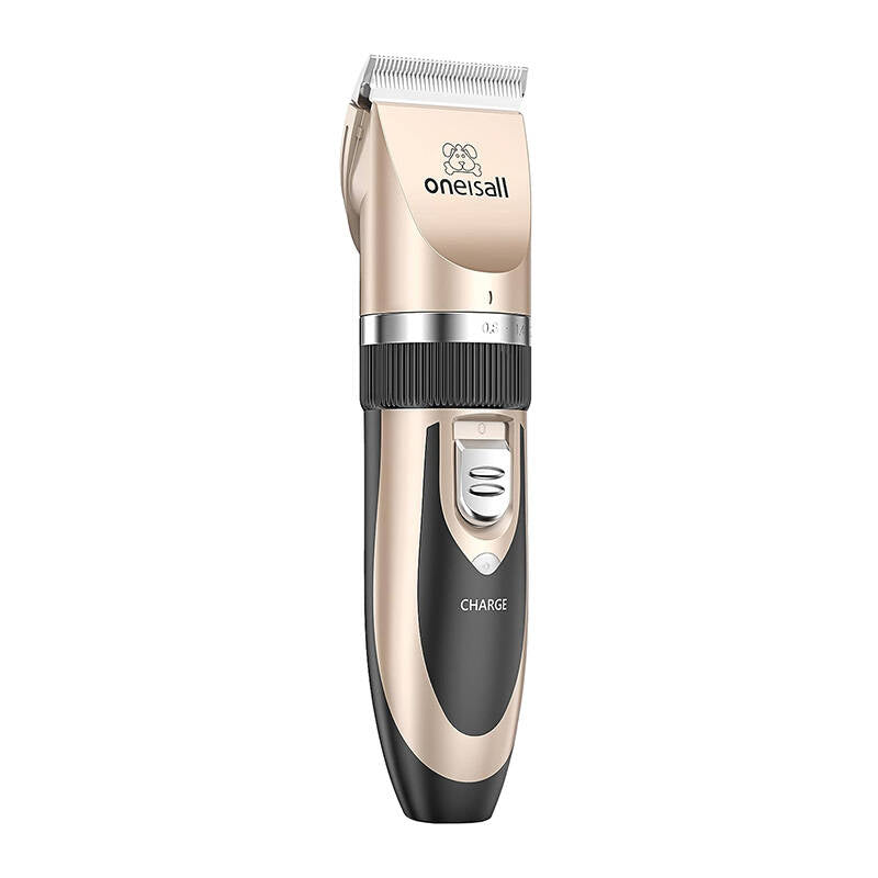 Oneisall P2 Pet Trimmer / Clippers + Scissors + Comb Set (Gold) - Image 1
