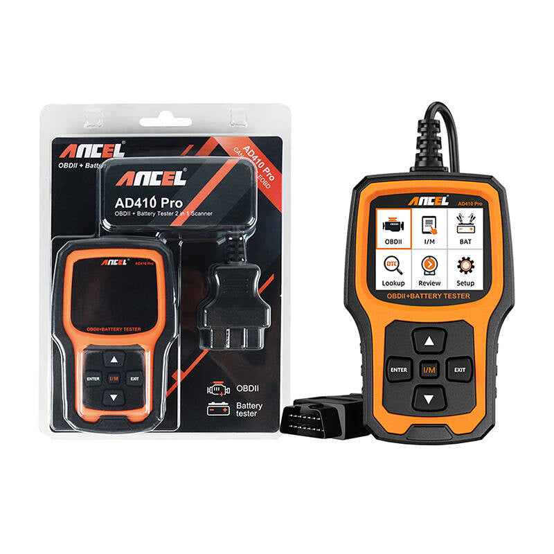 2in1 Diagnostic Scanner OBD2 and Battery Tester Ancel AD410 PRO - Product Image 3