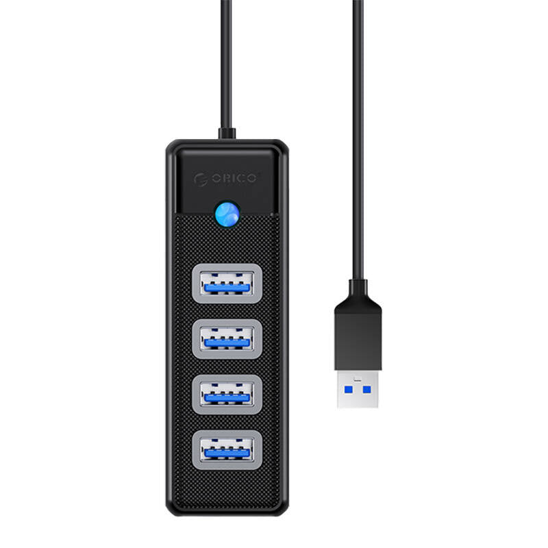 Orico Hub USB to 4x USB 3.0, 5 Gbps, 0.15m (Black) - Product Image 2