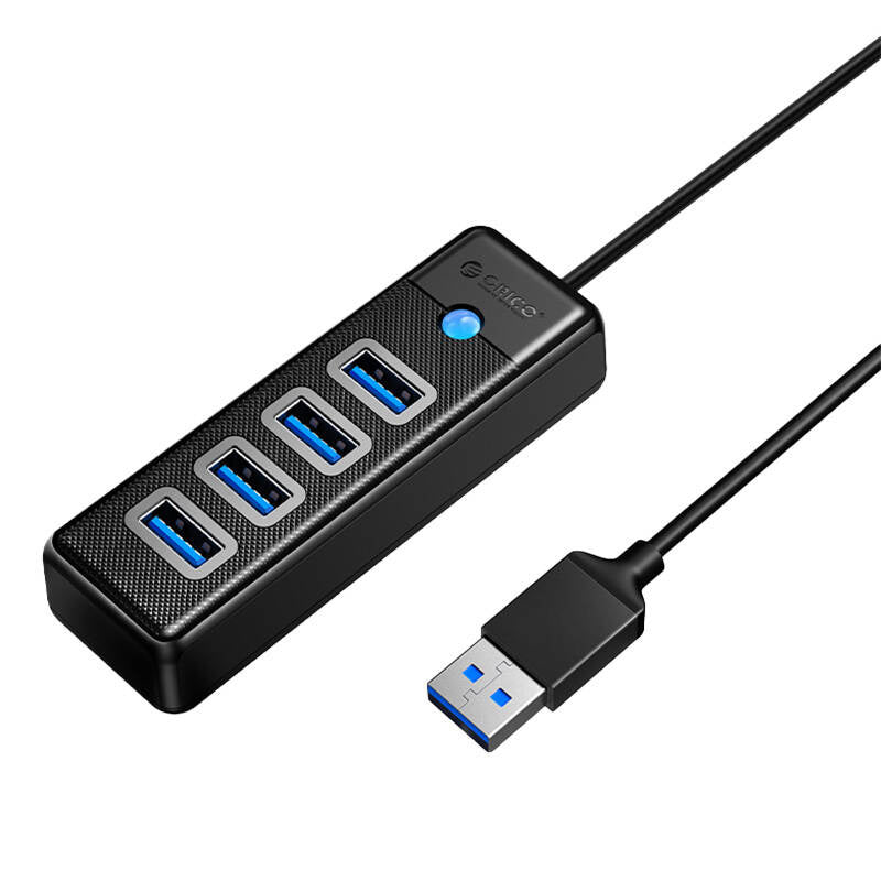 Orico Hub USB to 4x USB 3.0, 5 Gbps, 0.15m (Black) - Product Image 1