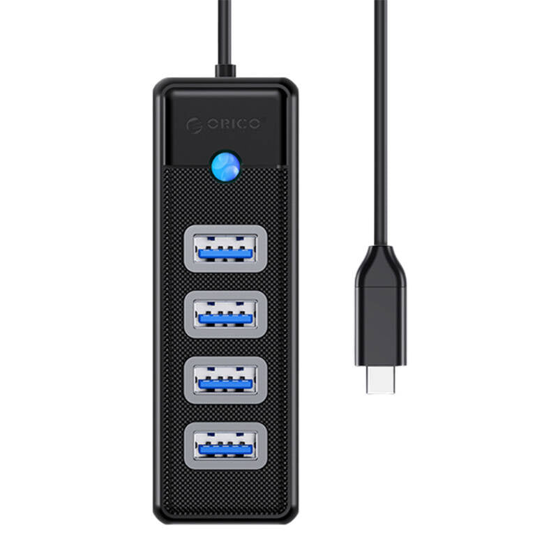 Orico HUB USB-C to 4x USB 3.0 5Gbps 0,15m Black - Product Image 2