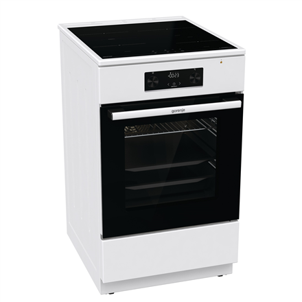 Gorenje | Cooker | GEIT5C60WPG | Hob type Induction | Oven type Electric | White | Width 50 cm | Depth 59.4 cm | Grillin