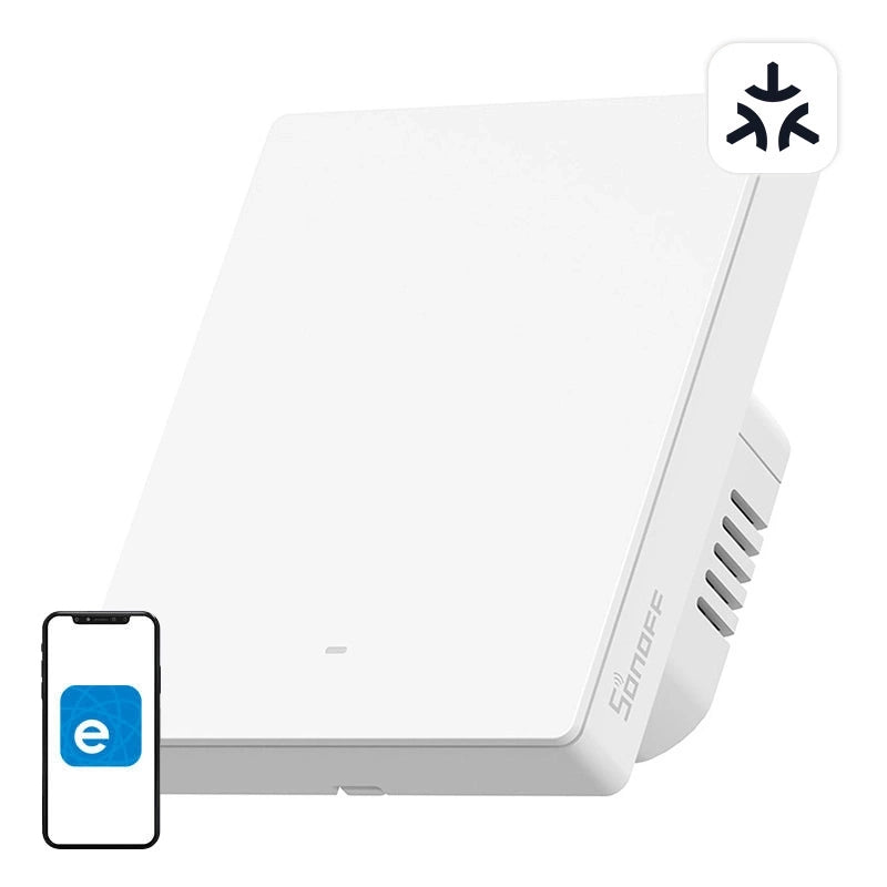 Matter SONOFF M5-1C-80W WiFi Smart-Wandschalter (1-Kanal, für Rahmen)
