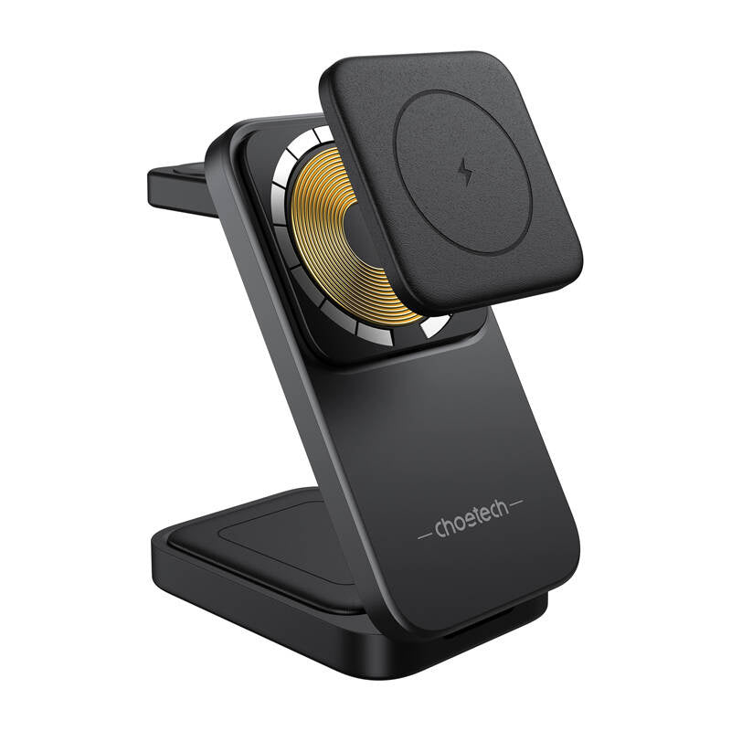Magnetic 3-in-1 charger Choetech T611-F 15W for iPhone 12/13/14/15 series - Product Image 2