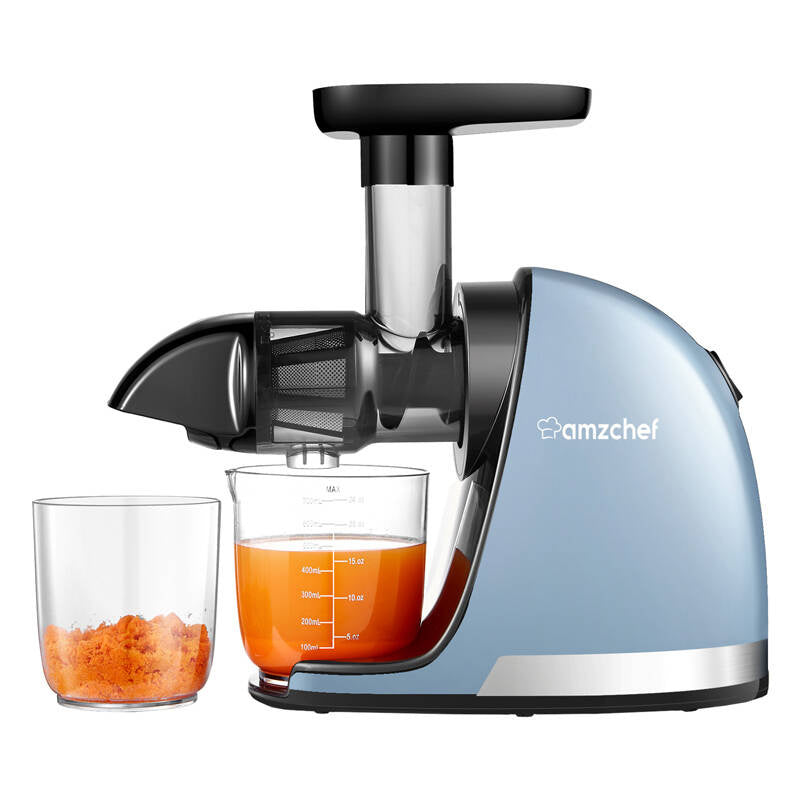 AMZCHEF 1501-BU-SM slow speed juicer (blue) - Product Image 1