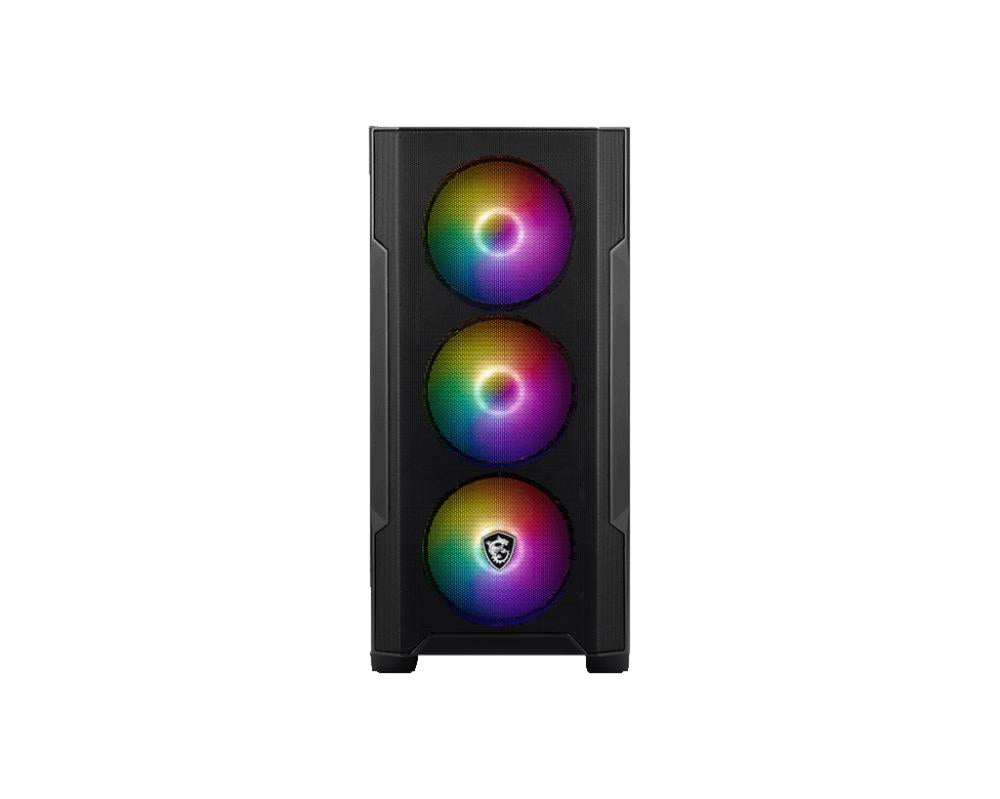 Case MSI MAG FORGE M100R Micro Not included MicroATX MiniITX Colour Black MAGFORGEM100R