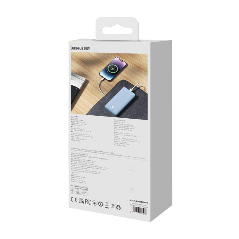 Baseus Airpow 10000 mAh 20W powerbank (blue) - Product Image 8