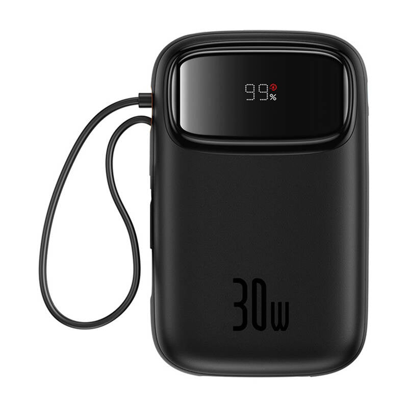 Powerbank Baseus QPow 2 10000mAh 30W 2xUSB-C (black) - Product Image 1