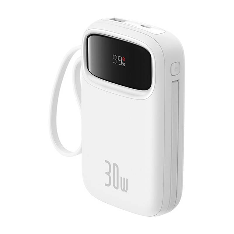 Baseus QPow 2 10000mAh 30W powerbank (white) - Product Image 3