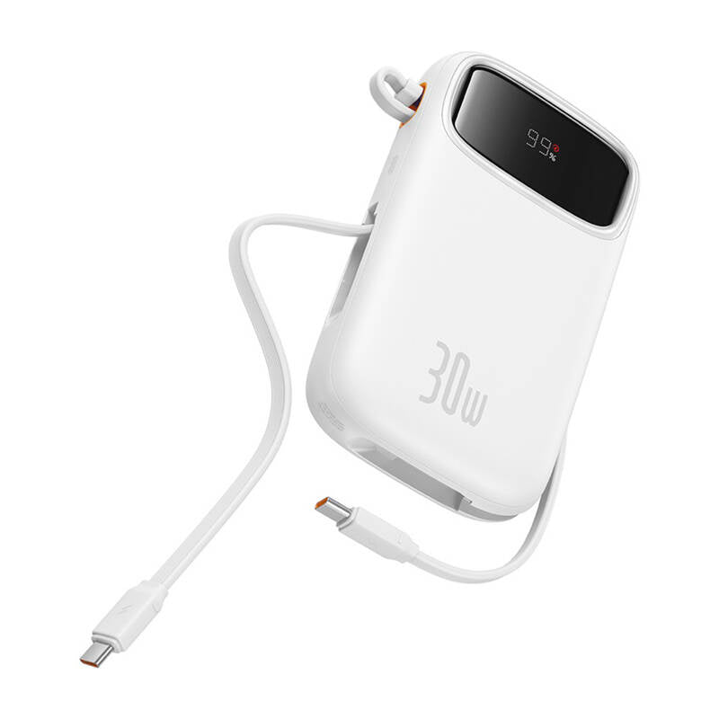 Baseus QPow 2 10000mAh 30W powerbank (white) - Product Image 5