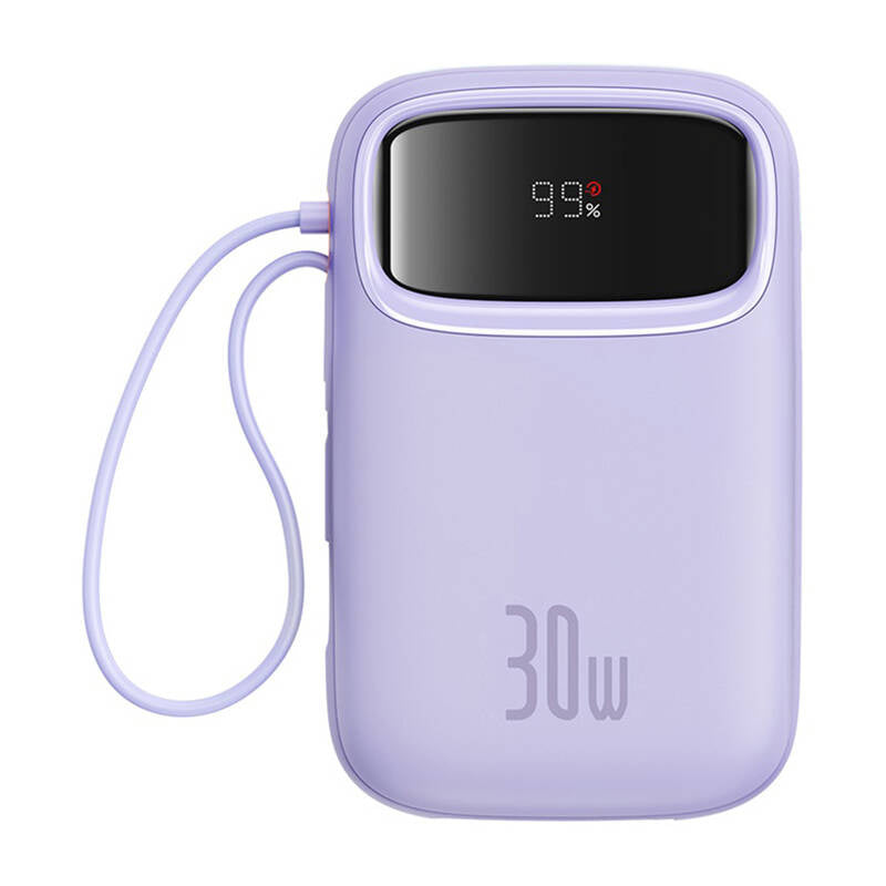 Baseus QPow 2 10000mAh 30W 2xUSB-C powerbank (purple) - Product Image 1