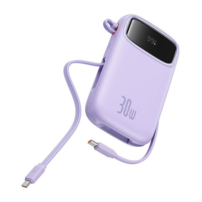Baseus QPow 2 10000mAh 30W 2xUSB-C powerbank (purple) - Product Image 5