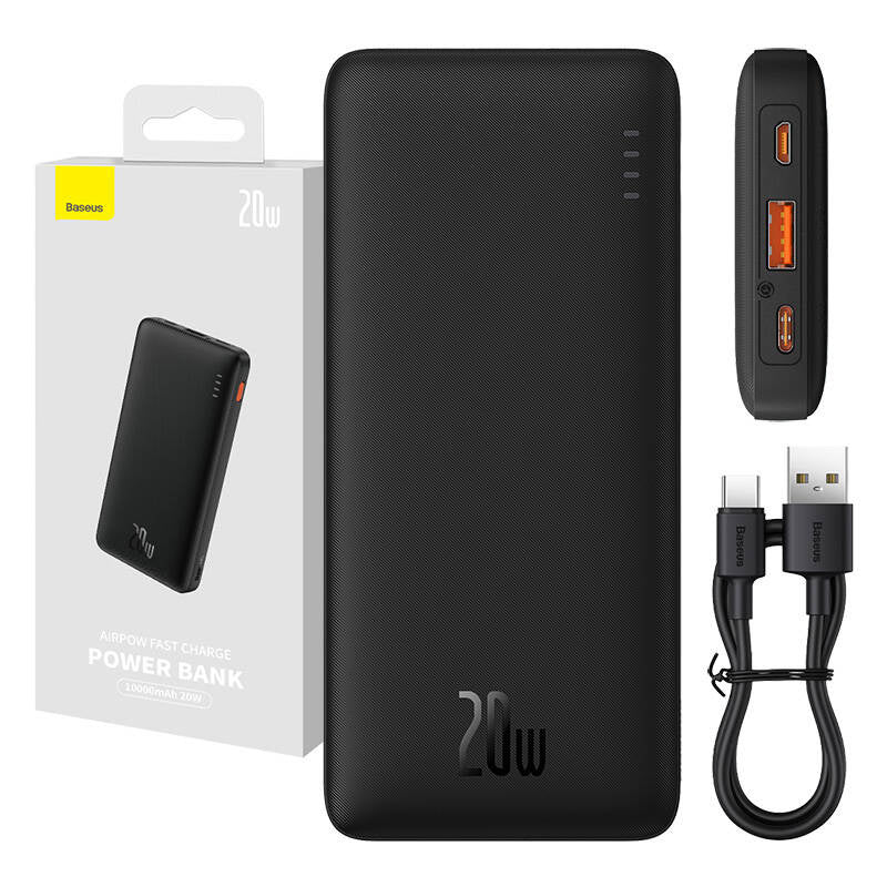 Baseus Airpow 10000mAh 20W powerbank (black) - Product Image 10