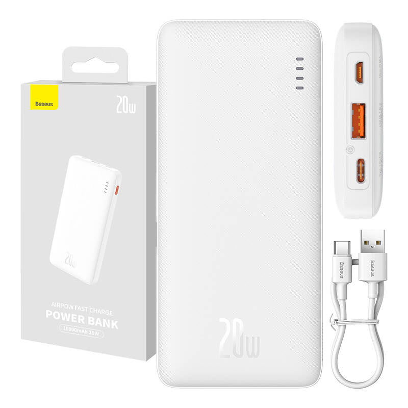 Baseus Airpow 10000mAh 20W powerbank (white) - Product Image 10