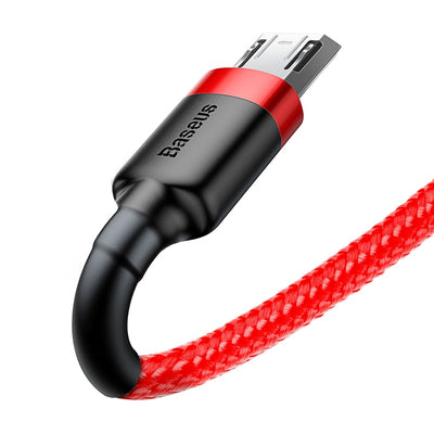 Baseus Cafule Cable CAMKLF-B09 USB-A / micro USB 2.4A 1 m - red