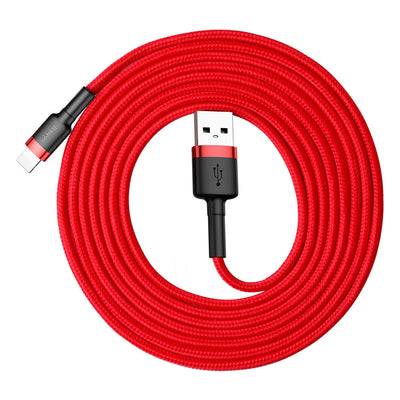 Baseus Cafule USB-A / Lightning 1.5A QC 3.0 cable 2 m - red