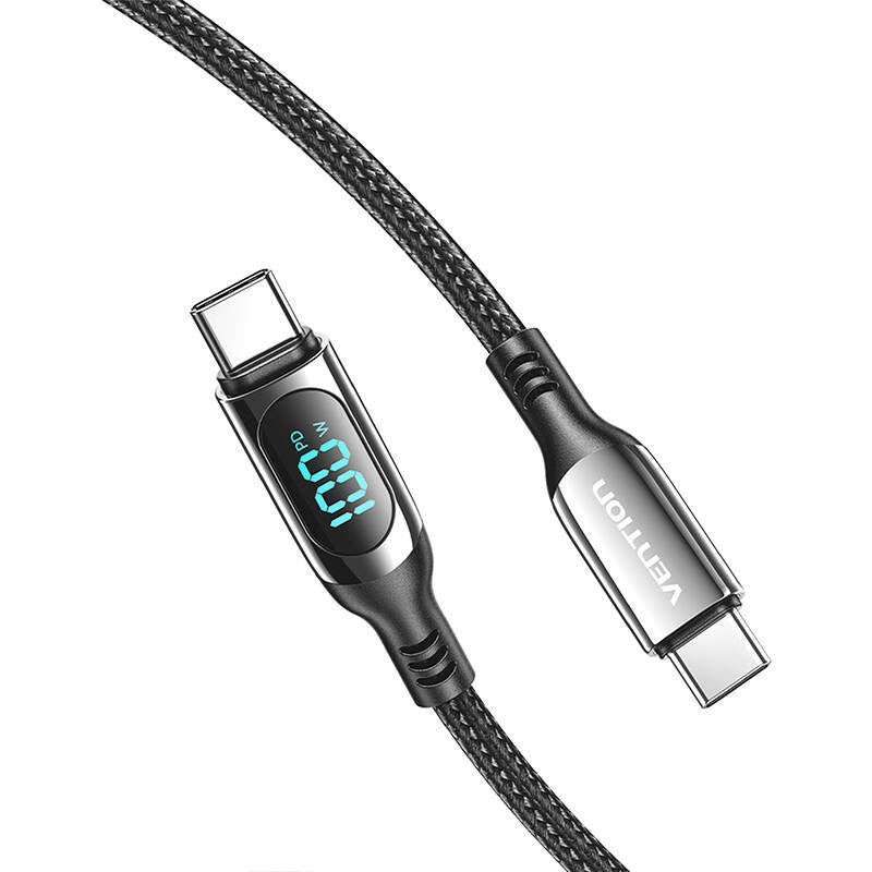 Vention TAYBAV USB 2.0 CC 100 W 5 A 1,2 m USB-Kabel (schwarz)