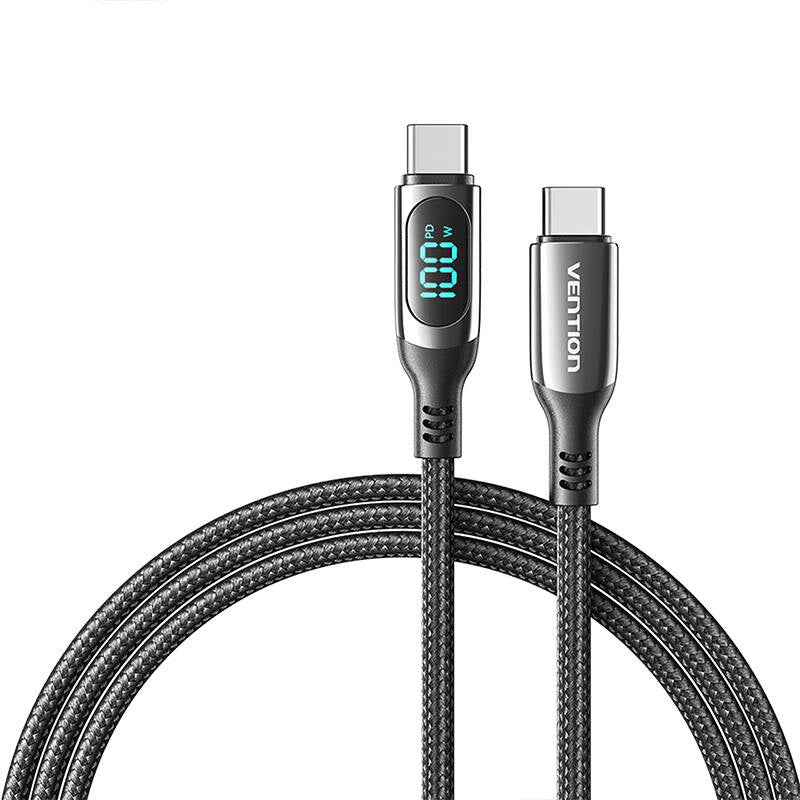 Vention TAYBAV USB 2.0 CC 100 W 5 A 1,2 m USB-Kabel (schwarz)