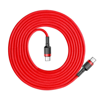 Baseus CATKLF-H09 USB-C - USB-C PD QC cable 60W 3A 480Mb/s 2m - red