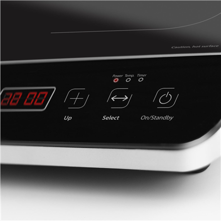 Caso | Hob | Touch 2000 | Number of burners/cooking zones 1 | Touch | Induction | Black