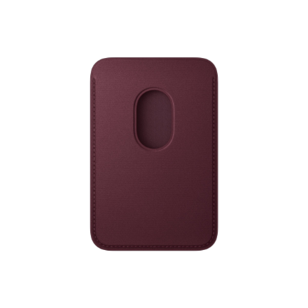 APPLE iPhone FineWoven Wallet with MagSafe - Burgundy | Apple