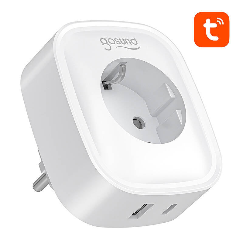 Gosund SP6 16A USB-C 20W Tuya smart WiFi/Bluetooth socket - Product Image 2