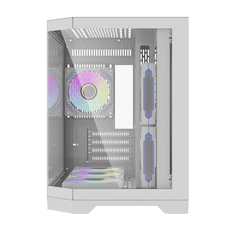 Darflash FT418 computer case + 6 aRGB fans (white) - Product Image 2