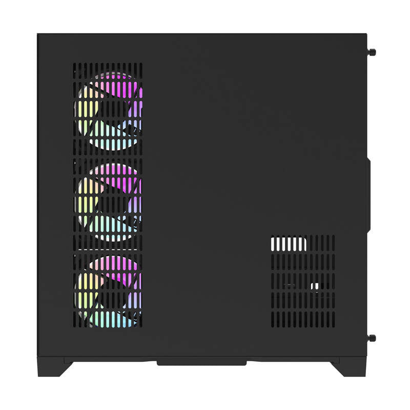 Darflash FT418 PRO Computergehäuse + 7 aRGB-Lüfter (schwarz)