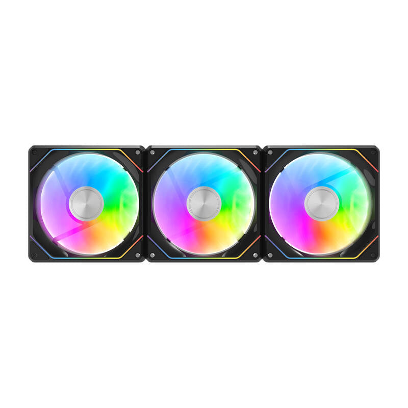 Darkflash Gauss G24 3-in-1 Computerlüfter (schwarz)