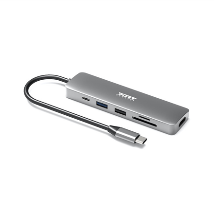 PORT CONNECT | Mobile docking station 1 X 4K USB-C 5 devices, 100W