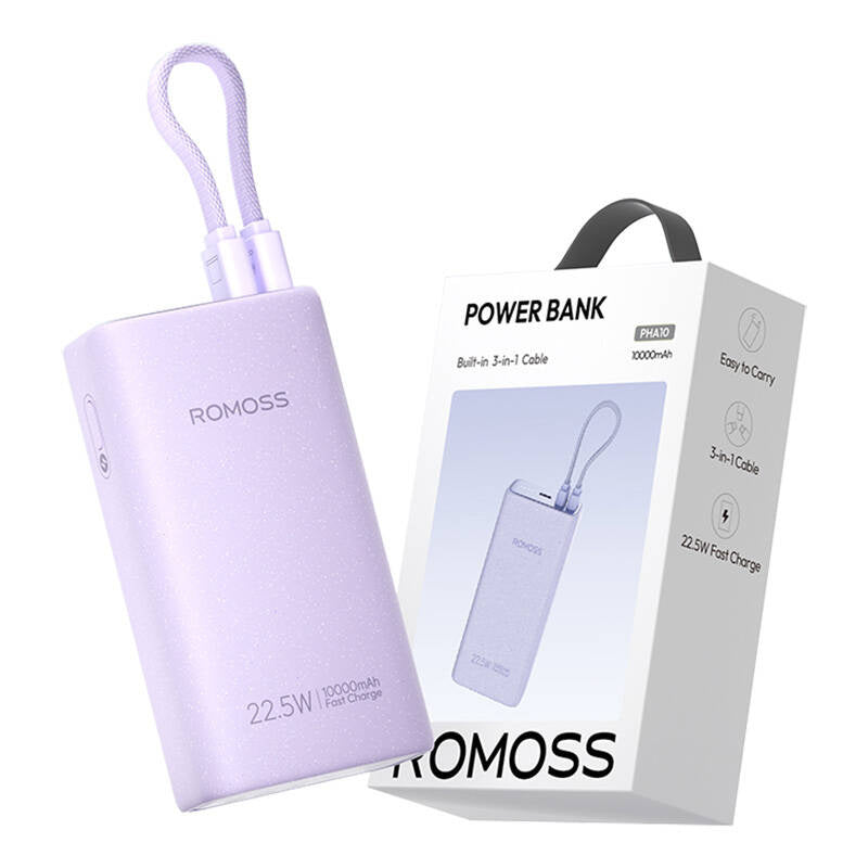 Powerbank Romoss PHA10 10000mAh 22.5W (purple) - Product Image 4